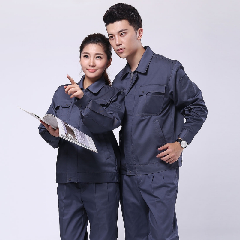 深灰滌棉紗卡電力防護(hù)服AC075-DG